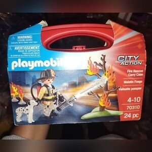 Playmobil City Action Fire Rescue Carry Case